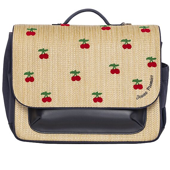 Schooltas | It Bag Midi Raffia Cherry