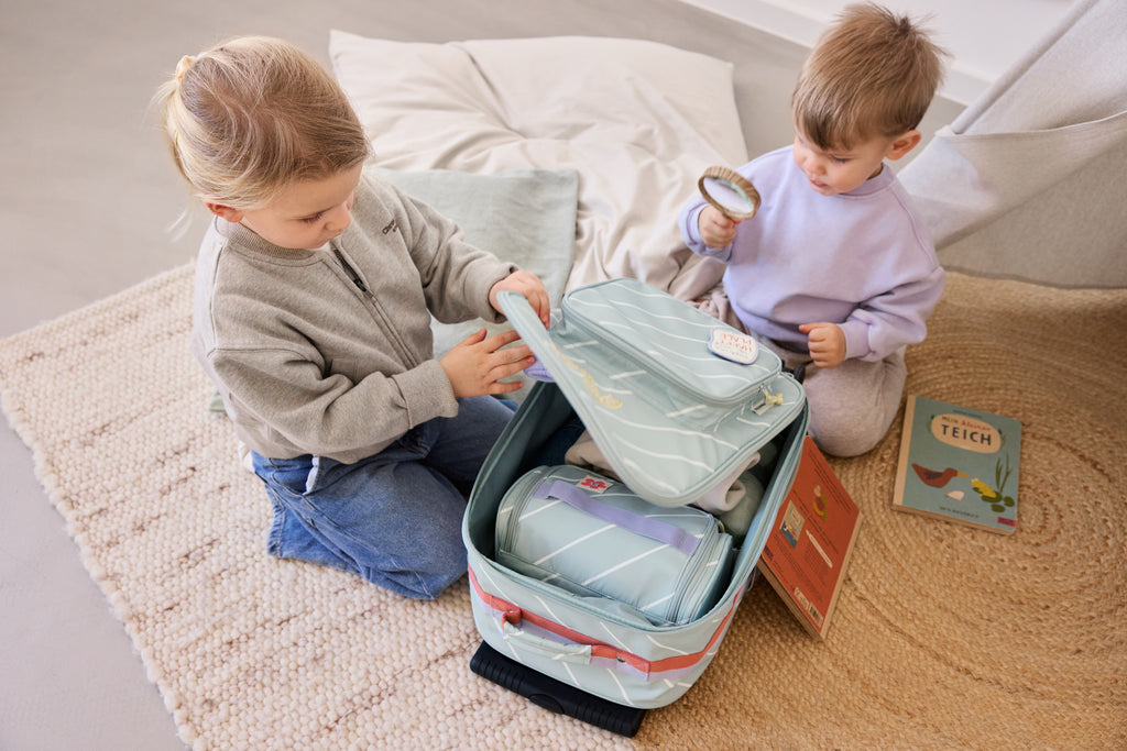 Kinderkoffer Spinny Trolley Happy Trails Flower