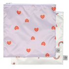 Snackzakjes Happy Rascals Heart Lavender | Set Van 2