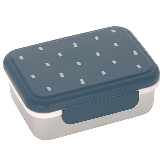 Stalen Brooddoos - Lunchbox Stainless Steel Happy Prints Midnight Blue