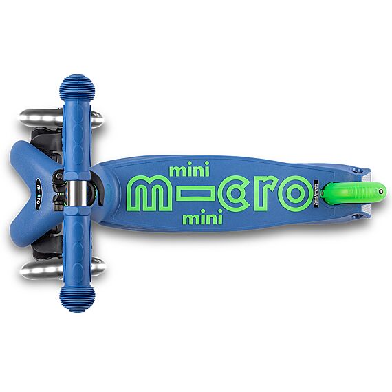 Step met 3 wielen Mini Micro Deluxe LED Blue Green - 2-5 jaar