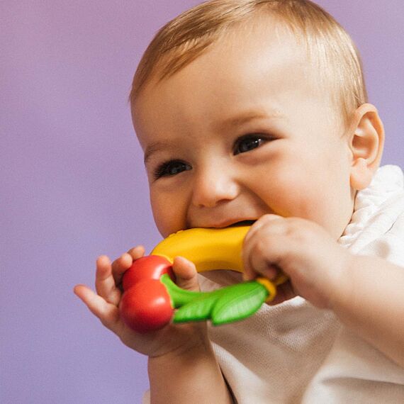 Rubberen Bijtring | Fruit Teething Ring