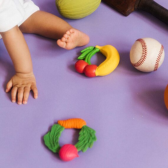 Rubberen Bijtring | Fruit Teething Ring