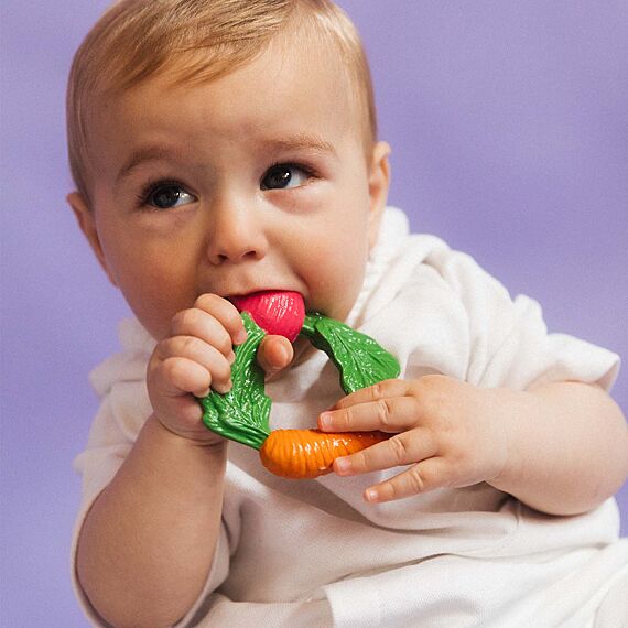 Rubberen Bijtring | Veggie Teething Ring