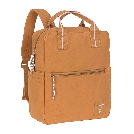 Luierrugzak - Little One & Me Square Backpack Big Gots Caramel