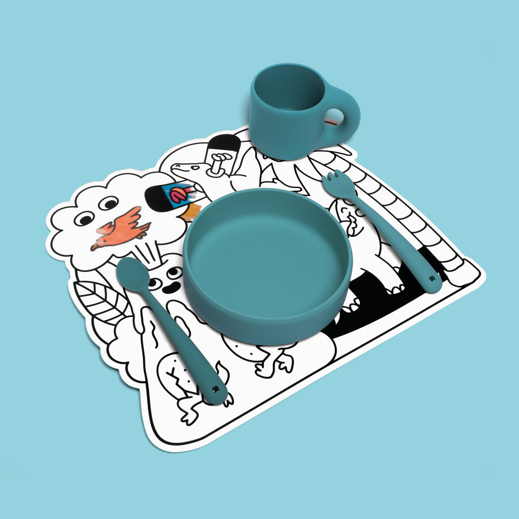 Set van 2 placemats Magic Water - Dino