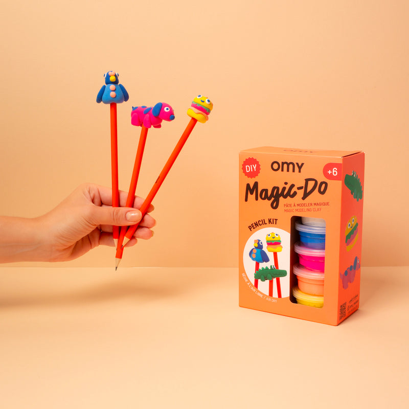 Kit DIY Pâte à modeler magique - Crayons