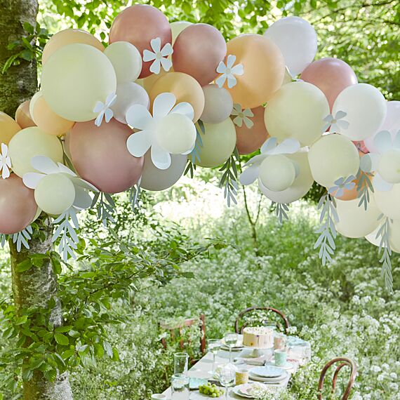 Ballonenboog | Pastel Daisy Balloon Garland