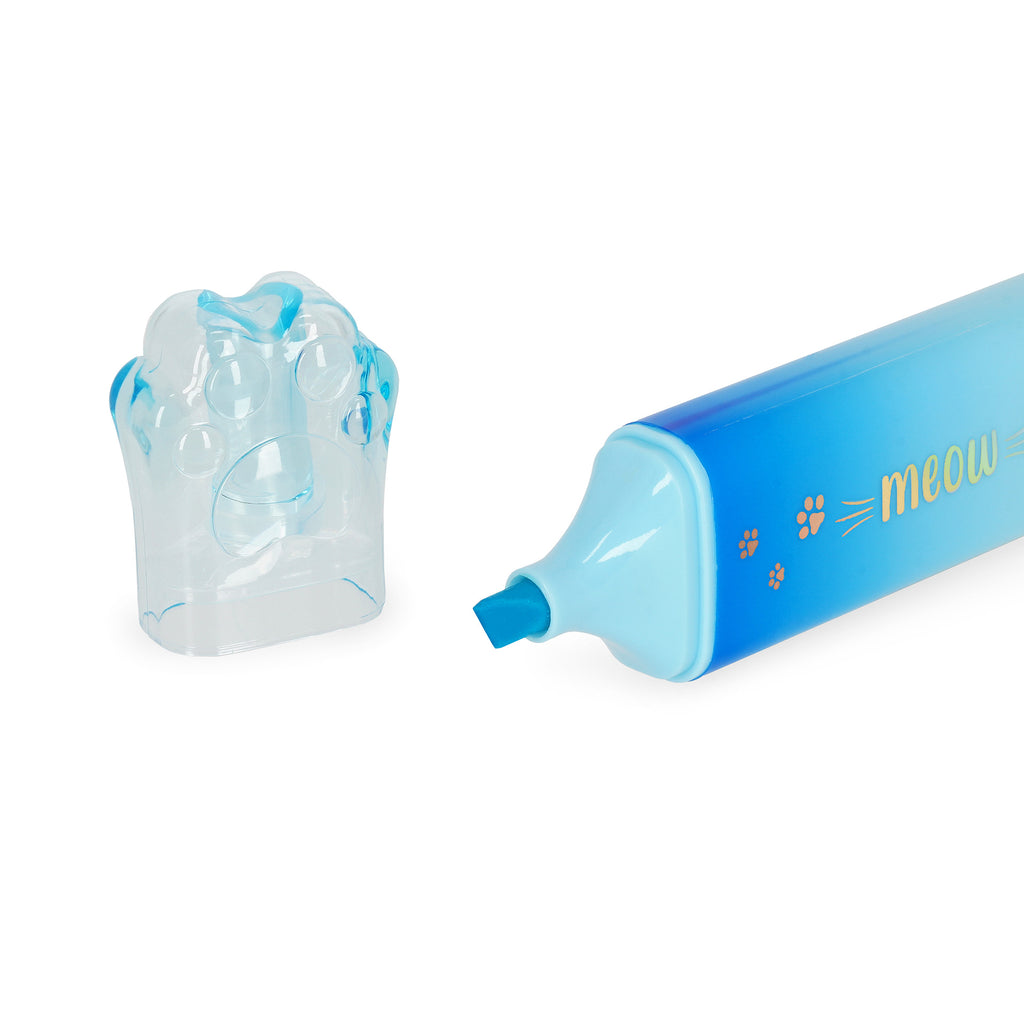 Markeerstift Meow Highlighters Kitty Paw - Light Blue