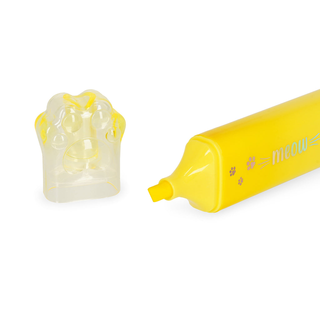 Markeerstift Meow Highlighters Kitty Paw - Yellow