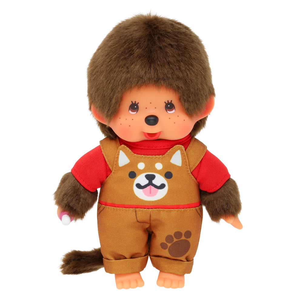 Monchhichi Jongen Tuinbroek Hond - 20 cm
