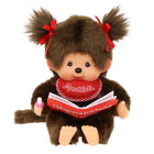 Monchhichi Meisje met boek - 20 cm