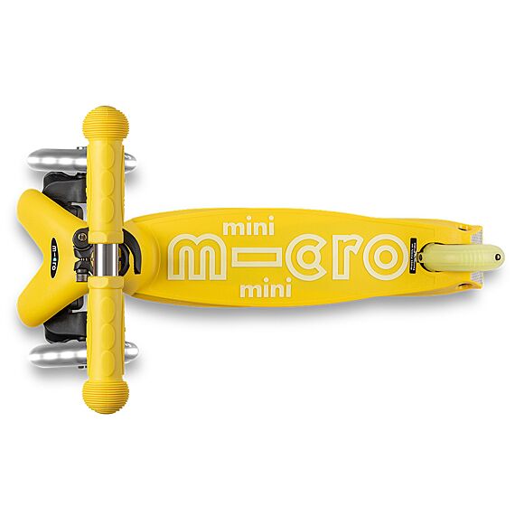 Step met 3 wielen Mini Micro Deluxe LED Yellow - 2-5 jaar