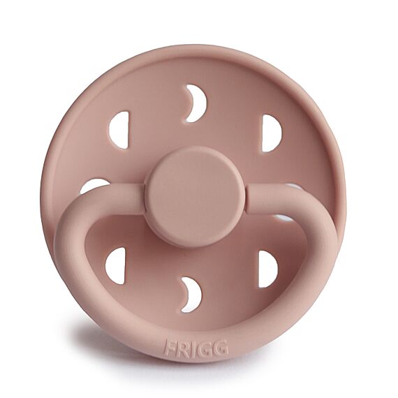 Frigg Moon Fopspenen Siliconen Blush/Cream - Set Van 2