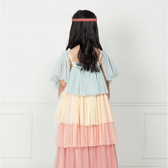 Verkleedjurk Rainbow Ruffle Princess Dress Up | 5-6 Jaar