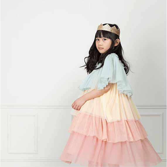 Verkleedjurk Rainbow Ruffle Princess Dress Up | 5-6 Jaar