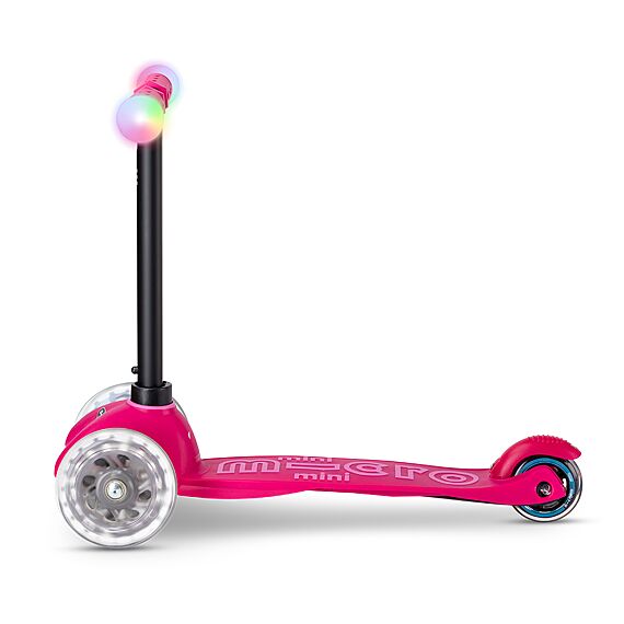 Meegroei step Micro Mini2Grow Deluxe Magic LED Pink - 1-6 jaar