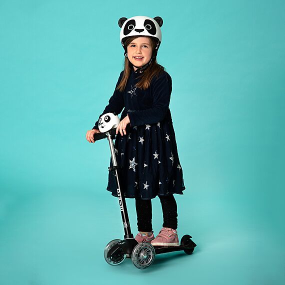 Step met 3 wielen Mini Deluxe ECO LED Scooter Black - 2-6 jaar