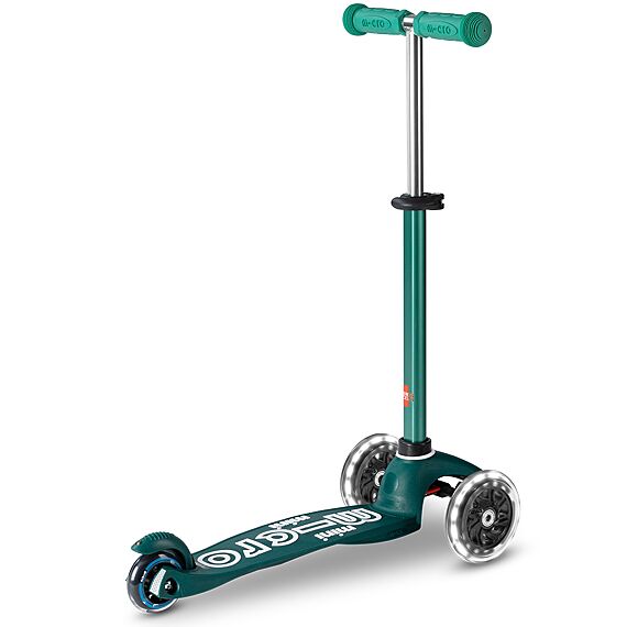 Step met 3 wielen Mini Deluxe ECO LED Scooter Green - 2-6 jaar