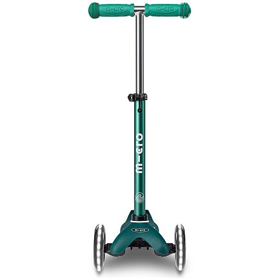 Step met 3 wielen Mini Deluxe ECO LED Scooter Green - 2-6 jaar