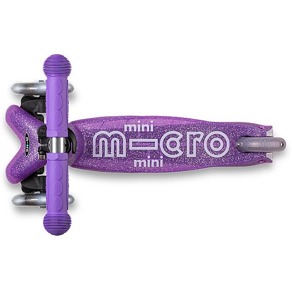 Step met 3 wielen Mini Micro Glitter LED Purple - 2-5 jaar