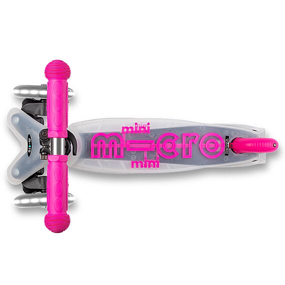 Step met 3 wielen Mini Micro Flux LED Neon Pink - Flux LED Neon Pink - 2-5 jaar