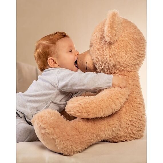 Knuffel Teddybeer Soft Cuddly Friends Jimmy Teddy Bear Light Brown - 55 Cm