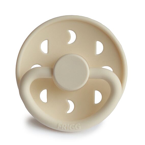 Frigg Moon Fopspenen Siliconen Blush/Cream - Set Van 2