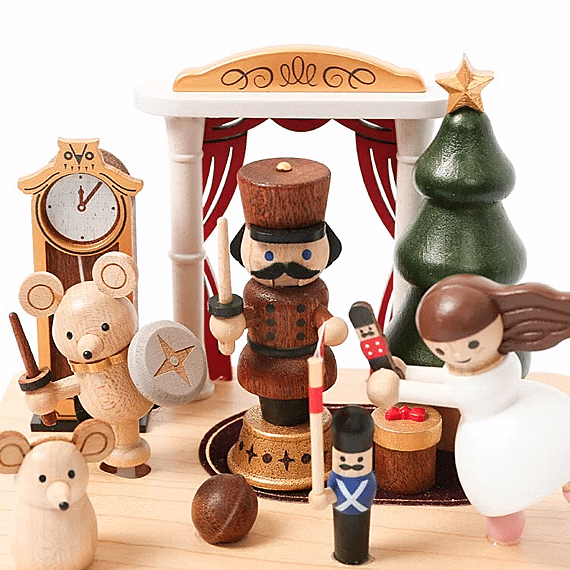 Houten Muziekdoos | Nutcracker Ballet N°56