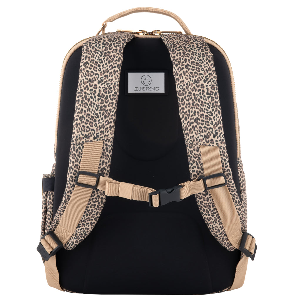 Sac à dos avec compartiment pour ordinateur portable New Bobbie - Leopard Cherry