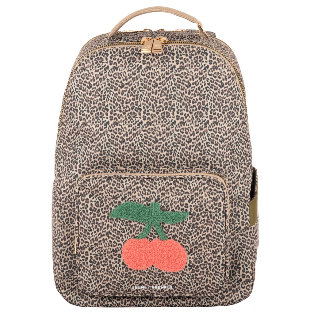 Sac à dos avec compartiment pour ordinateur portable New Bobbie - Leopard Cherry