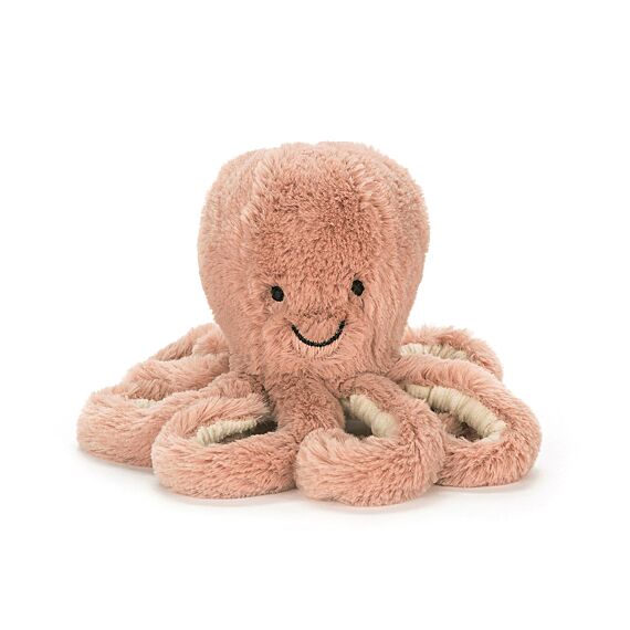 Knuffeltje Inktvis Odell Octopus Baby - 14 Cm