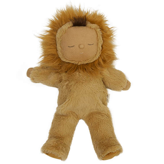 Knuffelpop Cozy Dinkums Lion Pip Caramel - 31 cm