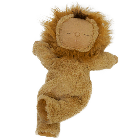 Knuffelpop Cozy Dinkums Lion Pip Caramel - 31 cm