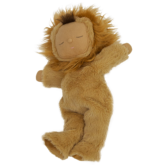 Knuffelpop Cozy Dinkums Lion Pip Caramel - 31 cm