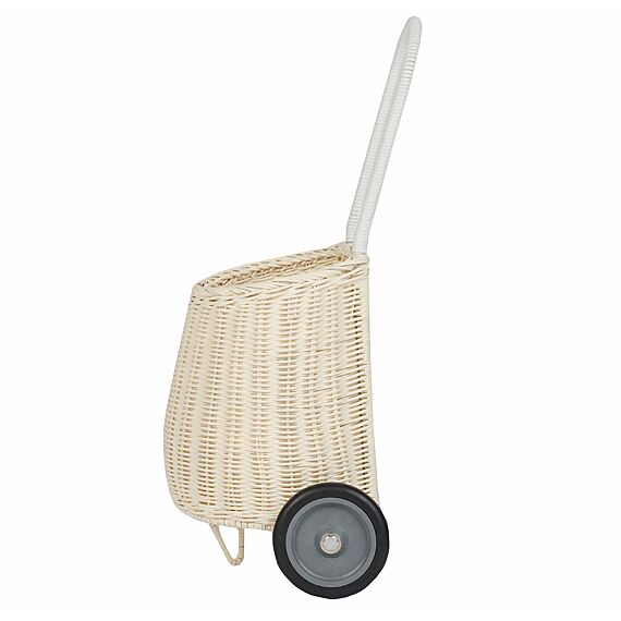 Rotan Boodschappenwagentje | Original Luggy Chalk