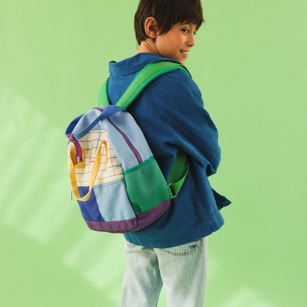 Sac à dos Mini Kyomo - Color Block & Carnet