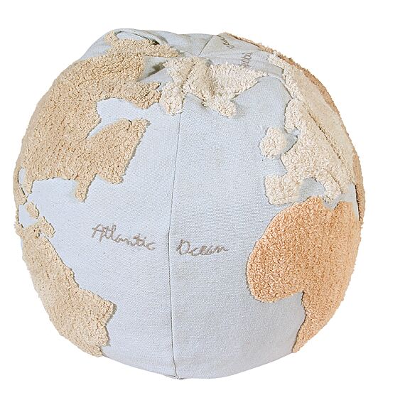 Ronde Poef - World Map