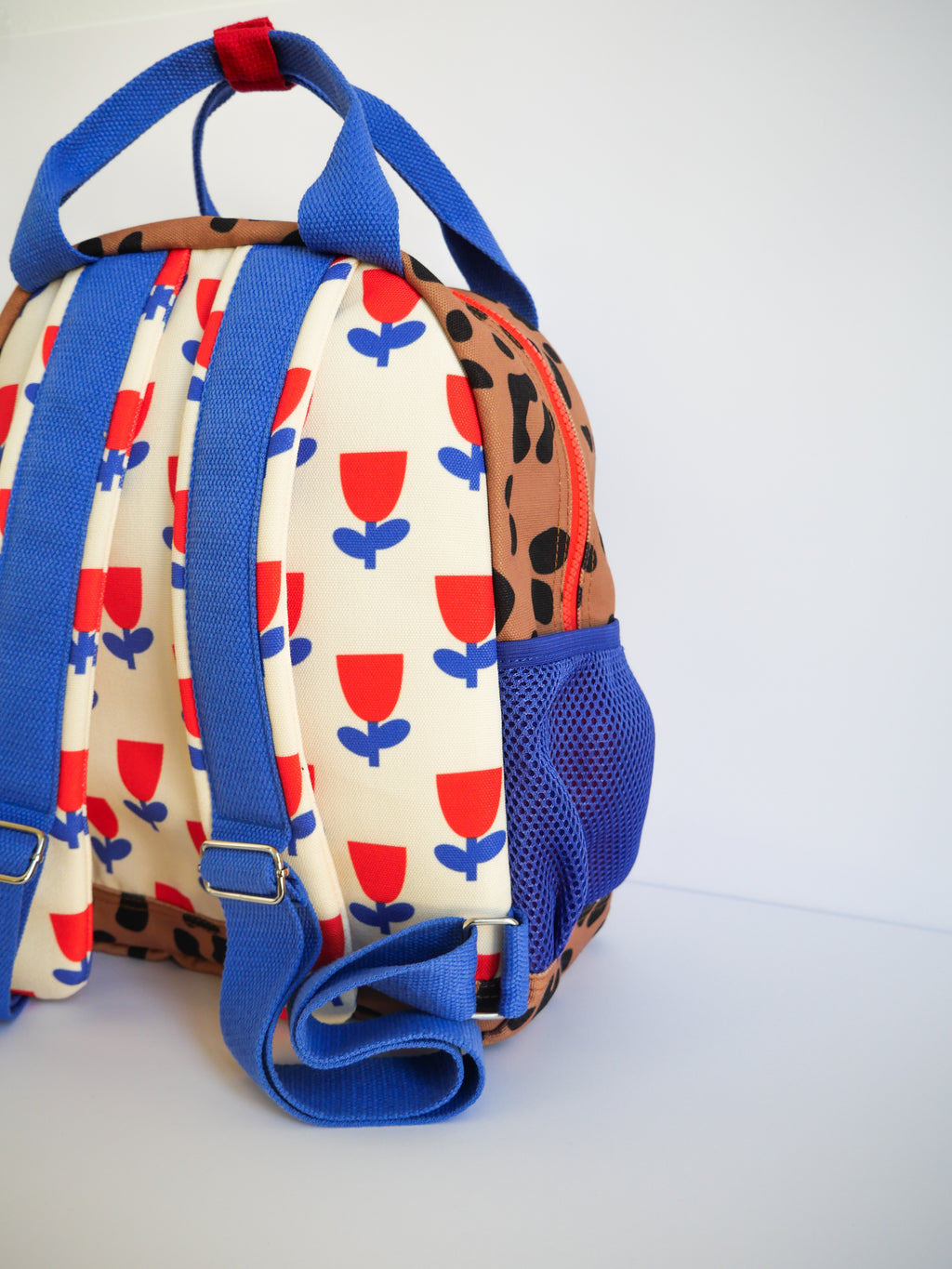 Sac à dos Mini Kyomo - Léopard et fleurs