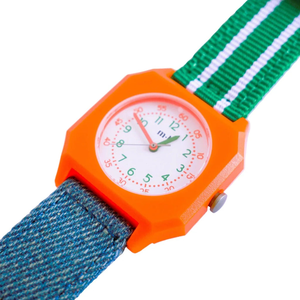 Montre Mini Kyomo - Circus (Denim & Green)