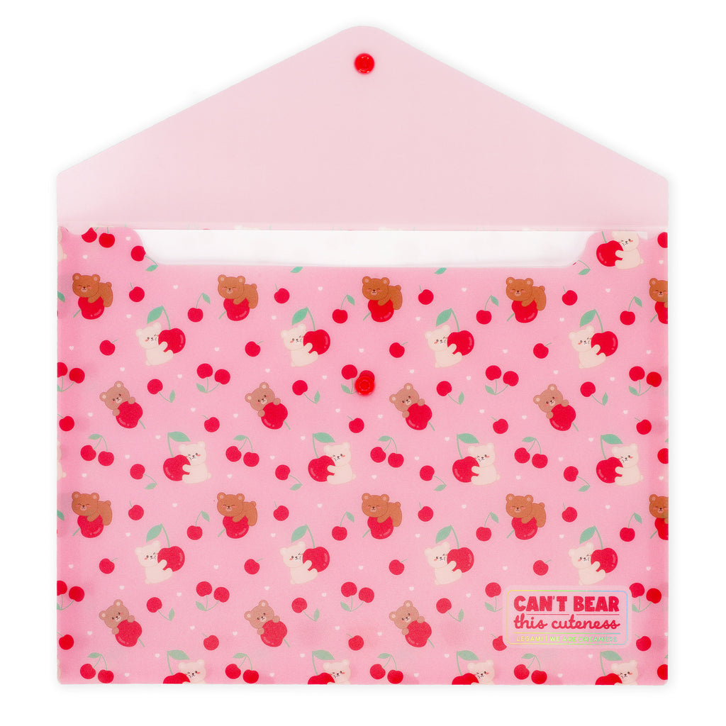 A4 map - Fold & Order Teddy Bear Cherry