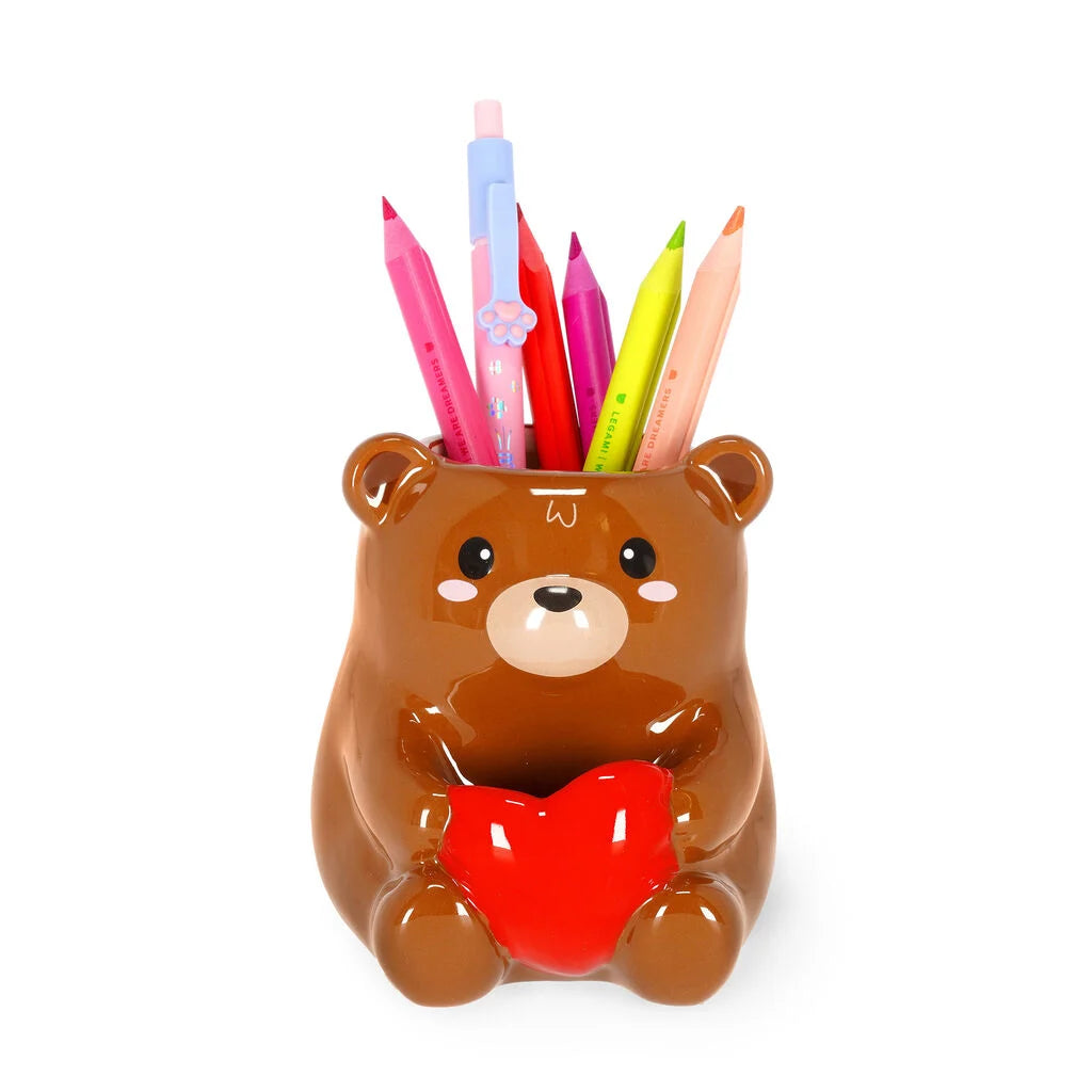 Keramische pennenhouder Desk Friends - Teddy Bear