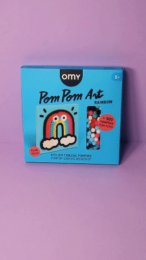 Pom Pom Art - Rainbow
