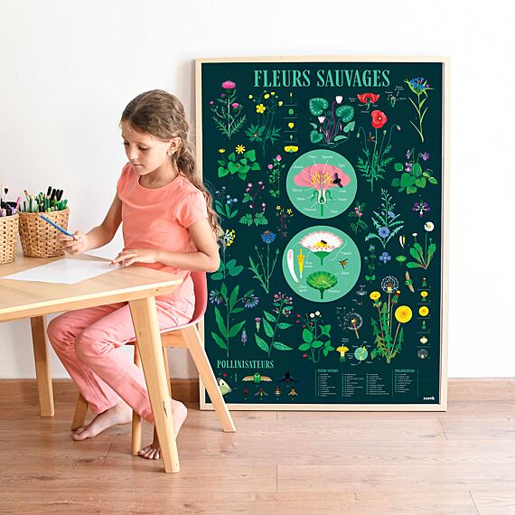 Educatieve Xxl Poster + 51 Stickers Botanic | 7-12 Jaar