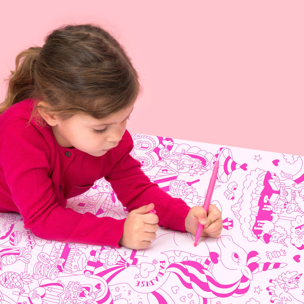 Grote kleurposter Giant Coloring Poster - Lily