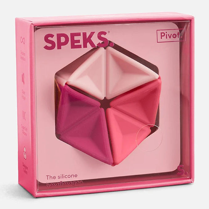 Siliconen fidget toy Pivot Magenta