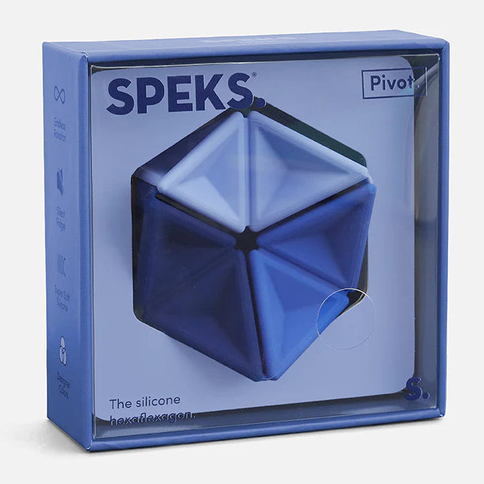 Siliconen fidget toy Pivot Navy