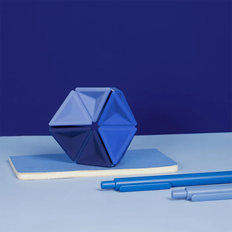 Siliconen fidget toy Pivot Navy