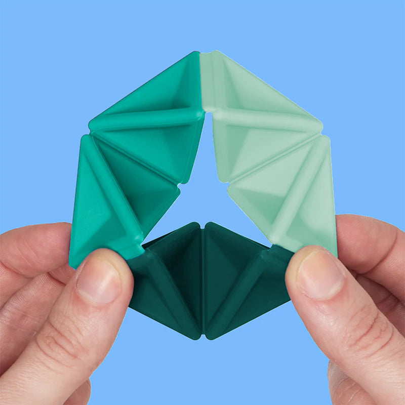 Siliconen fidget toy Pivot Teal