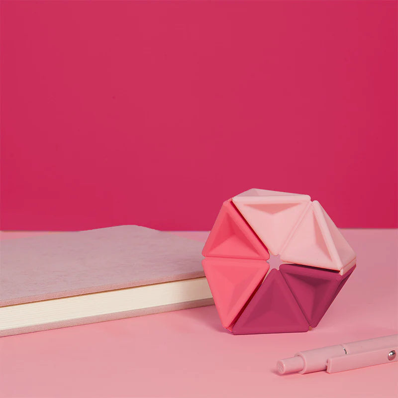 Siliconen fidget toy Pivot Magenta